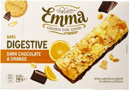 ΜΠΑΡΕΣ ΔΗΜΗΤΡΙΑΚΩΝ DIGESTIVE ΣΟΚΟΛΑΤΑ ΠΟΡΤΟΚΑΛΙ 5X28G EMMA