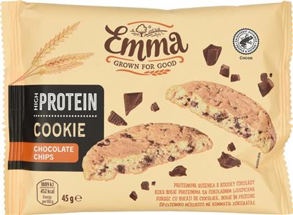 ΜΠΙΣΚΟΤΟ ΠΡΩΤΕΙΝΗΣ ΚΟΜΜΑΤΙΑ ΣΟΚΟΛΑΤΑΣ 45G EMMA
