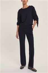 BY MARELLA ΓΥΝΑΙΚΕΙΟ ΠΑΝΤΕΛΟΝΙ SEMI FLARE ''CHIOMA'' - 2525136191200 ΜΠΛΕ ΣΚΟΥΡΟ EMME