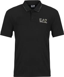 ΠΟΛΟ ΜΕ ΚΟΝΤΑ ΜΑΝΙΚΙΑ TRAIN GOLD LABEL POLO PUNTO ROMA 7M000300 EMPORIO ARMANI EA7