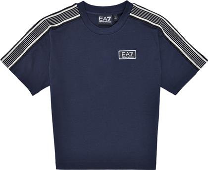 T-SHIRT ΜΕ ΚΟΝΤΑ ΜΑΝΙΚΙΑ 7 LINES TSHIRT EMPORIO ARMANI EA7 από το SPARTOO