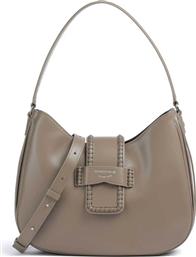 ΓΥΝΑΙΚΕΙΑ ΔΕΡΜΑΤΙΝΗ ΤΣΑΝΤΑ ΩΜΟΥ ΜΕ ΛΟΓΟΤΥΠΟ - EW002272AF17655 TAUPE EMPORIO ARMANI