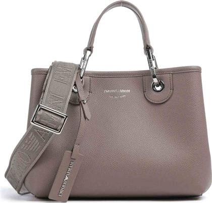 ΓΥΝΑΙΚΕΙΑ ΤΣΑΝΤΑ ΧΕΙΡΟΣ ΜΕ ΛΟΓΟΤΥΠΟ ''MY EA'' - EW000361AF12036 TAUPE EMPORIO ARMANI