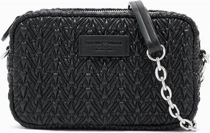 ΓΥΝΑΙΚΕΙΟ MINI BAG CROSSBODY ΜΕ ΛΟΓΟΤΥΠΟ - EW001924AF19228 ΜΑΥΡΟ EMPORIO ARMANI