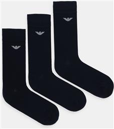 ΚΑΛΤΣΕΣ 3-PACK ΧΡΩΜΑ: ΝΑΥΤΙΚΟ ΜΠΛΕ, EM000554 AF14446 EMPORIO ARMANI