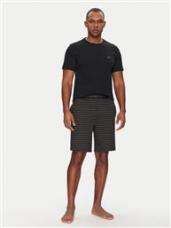 ΠΙΤΖΑΜΑ EM000399 AF10801 MC049 ΜΑΥΡΟ REGULAR FIT EMPORIO ARMANI