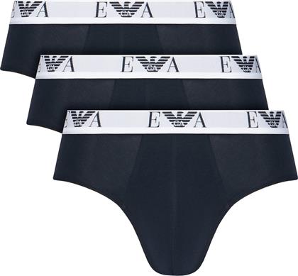 ΣΕΤ ΣΛΙΠ 3 ΤΜΧ. EM000258 AF14131 MB139 ΣΚΟΥΡΟ ΜΠΛΕ EMPORIO ARMANI