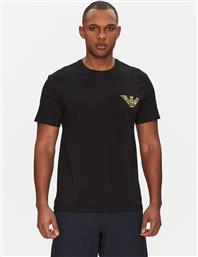 T-SHIRT EM000574 AF12349 FC114 ΜΑΥΡΟ REGULAR FIT EMPORIO ARMANI