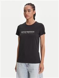 T-SHIRT EW000408 AF10881 UC001 ΜΑΥΡΟ REGULAR FIT EMPORIO ARMANI