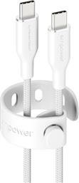 BY PANZERGLASS USB-C TO USB-C 60W 1.2M WHITE ΚΑΛΩΔΙΟ EMPOWER