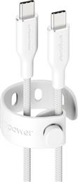 BY PANZERGLASS USB-C TO USB-C 60W 2M WHITE ΚΑΛΩΔΙΟ EMPOWER