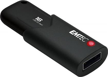 CLICK SECURE 16GB USB 3.2 STICK ΜΑΥΡΟ EMTEC από το PUBLIC