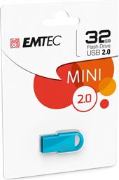 D250 MINI 32GB USB 2.0 STICK ΜΠΛΕ EMTEC από το PUBLIC