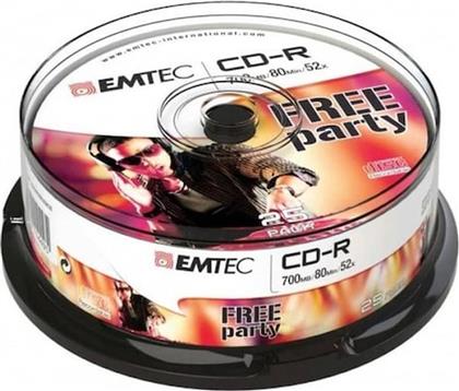 ΔΙΣΚΟΙ CD/DVD CD-R 700MB 25ΤΜΧ EMTEC