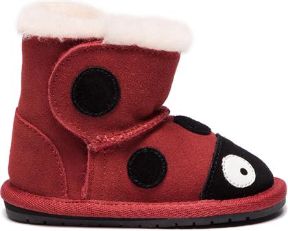 ΜΠΟΤΕΣ ΧΙΟΝΙΟΥ LADYBIRD WALKER B10317 ΚΟΚΚΙΝΟ EMU