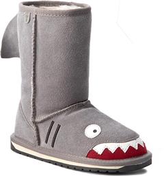 ΜΠΟΤΕΣ ΧΙΟΝΙΟΥ LITTLE CREATURES SHARK K10589 ΓΚΡΙ EMU