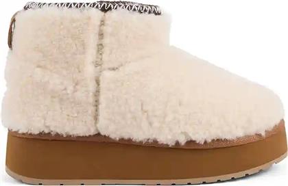 ΜΑΛΛΙΝΕΣ ΜΠΟΤΕΣ ΧΙΟΝΙΟΥ STINGER MICRO FLATFORM TEDDY ΧΡΩΜΑ: ΜΠΕΖ, W13187 EMU