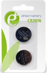 BUTTONCELL ΜΠΑΤΑΡΙΕΣ ΛΙΘΙΟΥ CR2016 3V 2ΤΜΧ ENERGENIE