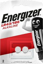 ΑΛΚΑΛΙΚΕΣ ΜΠΑΤΑΡΙΕΣ ΓΙΑ ΡΟΛΟΓΙΑ NO186 LR43 1,55V 2ΤΜΧ ENERGIZER