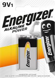 ΑΛΚΑΛΙΚΕΣ ΜΠΑΤΑΡΙΕΣ POWER 9V BP1 F016619 1ΤΜΧ ENERGIZER