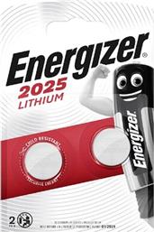 BUTTONCELL ΜΠΑΤΑΡΙΕΣ ΛΙΘΙΟΥ CR2025 3V 2ΤΜΧ ENERGIZER