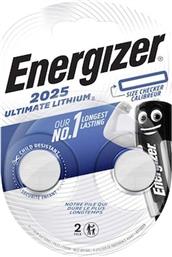 BUTTONCELL ULTIMATE LITHIUM CR2025 ΤΕΜ. 2 ENERGIZER
