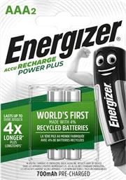 ΕΠΑΝΑΦΟΡΤΙΖΟΜΕΝΕΣ ΜΠΑΤΑΡΙΕΣ POWER PLUS AAA ENERGIZER