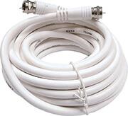 MP0110 COAXIAL CABLE ΜΕ F CONNECTOR 10M WHITE ENGEL AXIL