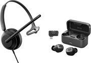 HEADSET IMPACT 730T BLACK WITH GTW 270 IN EAR HANDSFREE EPOS