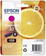 ΓΝΗΣΙΟ ΜΕΛΑΝΙ NO 33 MAGENTA ΓΙΑ EXPRESSION HOME XP-530/ 630/635/OEM: C13T33434012 EPSON