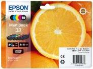 ΓΝΗΣΙΟ ΜΕΛΑΝΙ NO 33 MULTIPACK ME ΟΕΜ:C13T33374010 EPSON