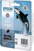 ΓΝΗΣΙΟ ΜΕΛΑΝΙ T7607 LIGHT BLACK ΜΕ OEM:C13T76074010 EPSON