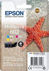 ΜΕΛΑΝΙ INKJET 603 MULTIPACK 3-COLOR ΜΕ OEM:C13T03U54010 EPSON