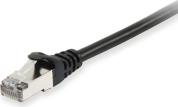 605597 PATCH CABLE CΑΤ.6 S/FTP HF 0.50M BLACK EQUIP
