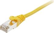 606308 CAT.6A S/FTP PATCH CABLE RJ45 LSZH 26AWG 10M YELLOW EQUIP