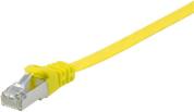 607660 FLAT PATCH CABLE CAT.6A U/FTP 1M YELLOW EQUIP