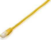 825463 ECO PATCHCABLE U/UTP CAT.5E 0,25M YELLOW EQUIP