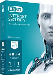 INTERNET SECURITY 1PC 1Y (2 DEVICES) SOFTWARE ESET