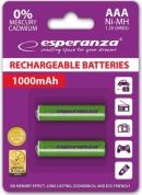 ΜΠΑΤΑΡΙΕΣ NI-MH 3A 1000MAH GREEN 2PCS ESPERANZA