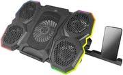 EGC107 RGB ILLUMINATED GAMING NOTEBOOK COOLING PAD WITH MOBILE PHONE STAND BREVA ESPERANZA