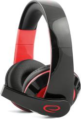 EGH300R STEREO HEADPHONES WITH MICROPHONE FOR GAMERS CONDOR RED ESPERANZA