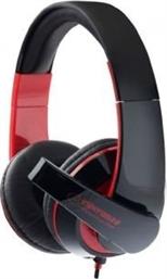 EGH300R STEREO HEADPHONES WITH MICROPHONE FOR GAMERS CONDOR RED ESPERANZA