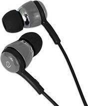 EH192K EARPHONES WITH MICROPHONE EH192 BLACK AND GRAPHITE ESPERANZA