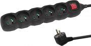 ELK214K POWER STRIP 5 ΜΠΡΙΖΕΣ ΜΕ ΔΙΑΚΟΠΤΗ 1.5M BLACK ESPERANZA