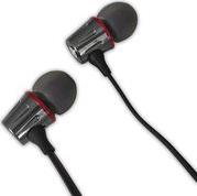 METAL EARPHONES WITH MICROPHONE EH203 GRPHITE/RED ESPERANZA