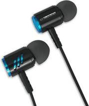 METAL EARPHONES WITH MICROPHONE EH207 BLACK/BLUE ESPERANZA