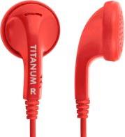 TH108R STEREO EARPHONES TITANIUM RED ESPERANZA από το e-SHOP