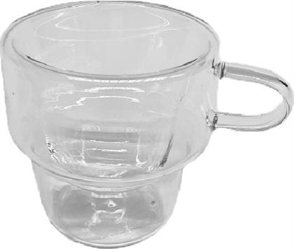 ΚΟΥΠΑ ΓΥΑΛΙΝΗ ΔΙΑΦΑΝΗ ΔΙΠΛΟΤΟΙΧΗ 250ML-10X8X10ΕΚ. DWRA1008 (ΥΛΙΚΟ: ΓΥΑΛΙ, ΧΡΩΜΑ: ΔΙΑΦΑΝΟ ) - - DWRA1008 ESPIEL