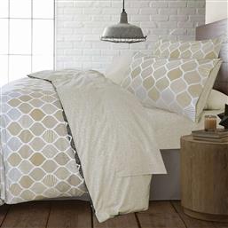 ΣΕΤ ΣΕΝΤΟΝΙΑ ΥΠΕΡΔΙΠΛΑ GEO BEIGE 4ΤΜΧ 240X270 ΧΩΡΙΣ ΛΑΣΤΙΧΟ ESPREE