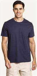 ΑΝΔΡΙΚΟ ΜΟΝΟΧΡΩΜΟ T-SHIRT ΜΕ ΤΣΕΠΗ REGULAR FIT - 024EE2K308 ΜΠΛΕ ΣΚΟΥΡΟ ESPRIT